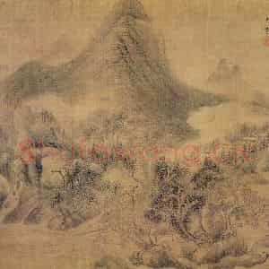 清代 华岩《山水花鸟》国画花鸟作品图片鉴赏