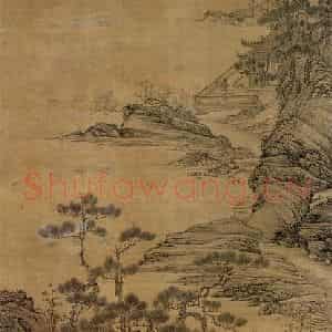 清代 华岩《万籁松烟图》国画综合作品图片鉴赏