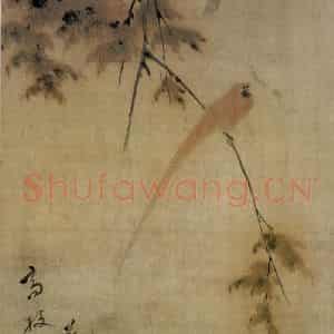 清代 华岩《花鸟四条》国画花鸟作品图片鉴赏