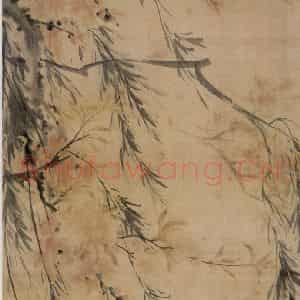 清代 华岩《花鸟三条》国画花鸟作品图片鉴赏