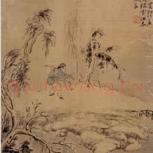清代 华岩《杂画》国画花鸟作品图片鉴赏