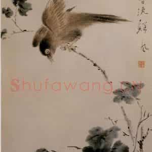 清代 华岩《花鸟图》国画花鸟作品图片鉴赏