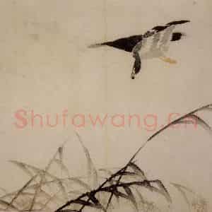 1749年 边寿民《芦雁册》国画花鸟写意作品图片鉴赏
