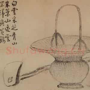 清代 边寿民《杂画册》国画花鸟写意作品图片鉴赏