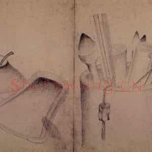 清代 边寿民《杂画册》国画花鸟写意作品图片鉴赏