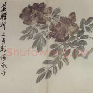 清代 罗聘《花卉册十二开》国画花鸟作品图片鉴赏
