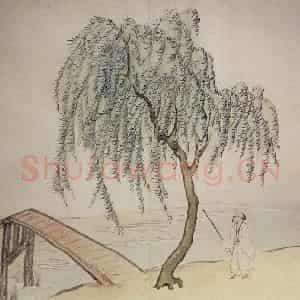 清代 罗聘《人物山水册》国画人物作品图片鉴赏