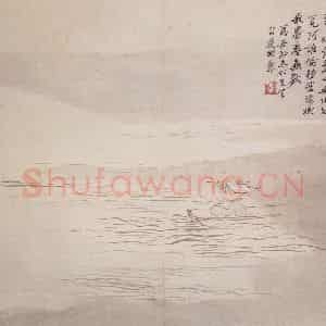清代 罗聘《人物山水册》国画人物作品图片鉴赏