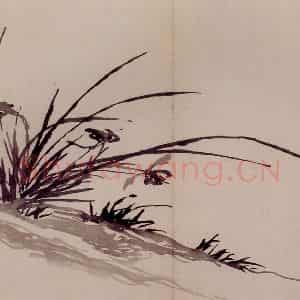 清代 罗聘《山水花卉册》国画花鸟作品图片鉴赏