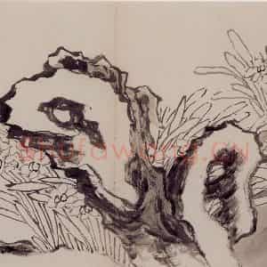 清代 罗聘《山水花卉册》国画花鸟作品图片鉴赏