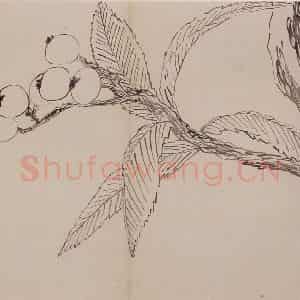清代 罗聘《山水花卉册》国画花鸟作品图片鉴赏