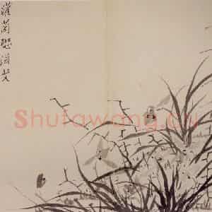 清代 罗聘《山水花卉册》国画花鸟作品图片鉴赏