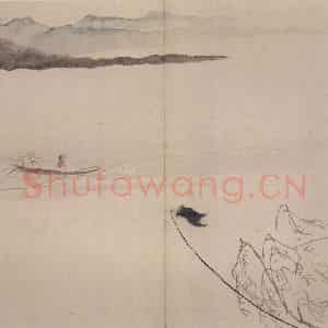 清代 罗聘《山水花卉册》国画花鸟作品图片鉴赏