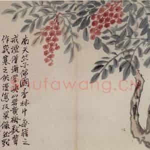 清代 罗聘《花卉册十二开》国画花鸟作品图片鉴赏