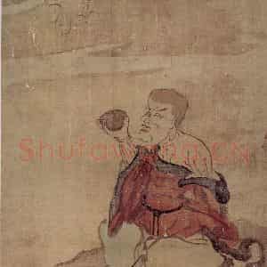 清代 罗聘《罗汉图》国画人物作品图片鉴赏
