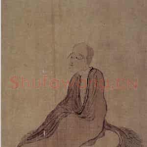 清代 罗聘《罗汉图》国画人物作品图片鉴赏