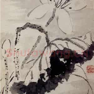 清代 罗聘《花卉册》国画花鸟作品图片鉴赏