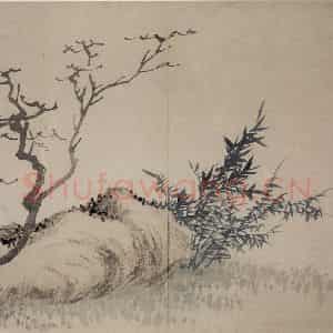 清代 罗聘《杂画册》国画花鸟作品图片鉴赏