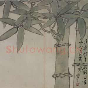 清代 罗聘《花卉册十二开》国画花鸟作品图片鉴赏