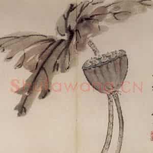 清代 罗聘《花卉册十二开》国画花鸟作品图片鉴赏