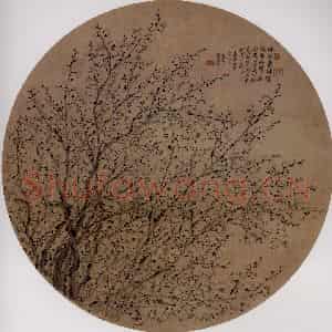 清代 罗聘《梅花》国画花鸟作品图片鉴赏