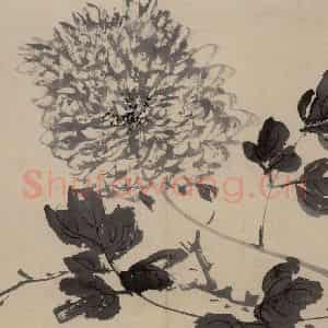 明代 陈淳《花卉图》国画花鸟作品图片鉴赏