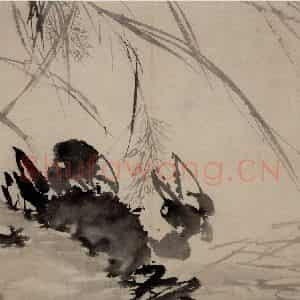 明代 陈淳《花卉图》国画花鸟作品图片鉴赏