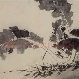 明代 陈淳《花卉图》国画花鸟作品图片鉴赏