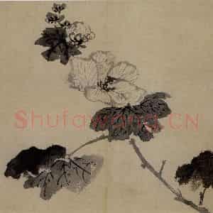 明代 陈淳《花卉图》国画花鸟作品图片鉴赏