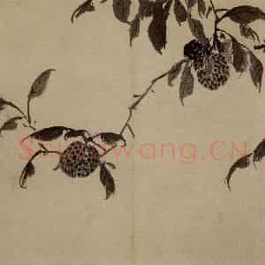 明代 陈淳《花卉图》国画花鸟作品图片鉴赏