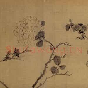 明代 陈淳《花卉图卷》国画花鸟作品图片鉴赏