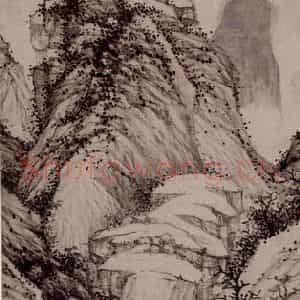 1469年 沈周《魏园雅集图》国画山水写意作品图片鉴赏