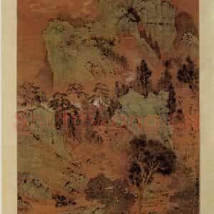文征明《秋到江南图》国画山水写意作品图片鉴赏