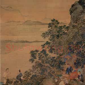 仇英《人物故事图》国画综合写意作品图片鉴赏