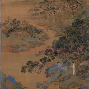 仇英《人物故事图》国画综合写意作品图片鉴赏