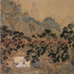 仇英《人物故事图》国画综合写意作品图片鉴赏