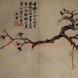 沈周《卧游图》国画花鸟写意作品图片鉴赏