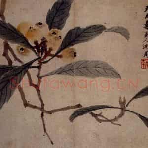 沈周《卧游图》国画花鸟写意作品图片鉴赏