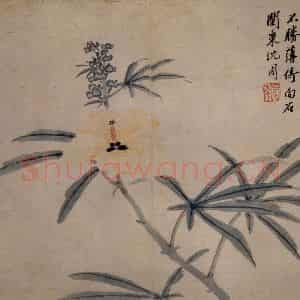 沈周《卧游图》国画花鸟写意作品图片鉴赏