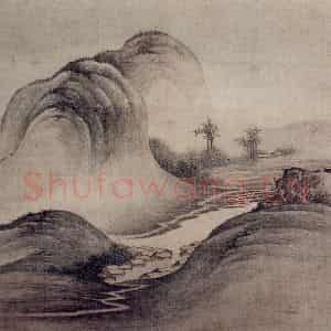明末清初 樊圻《山水册》国画山水作品图片鉴赏
