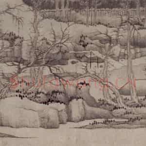 1657年 龚贤《山水册》国画山水作品图片鉴赏