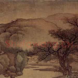 明末清初 樊圻《山水册》国画山水作品图片鉴赏