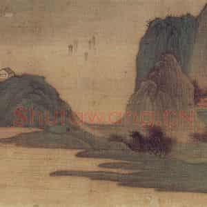 明末清初 樊圻《山水册》国画山水作品图片鉴赏
