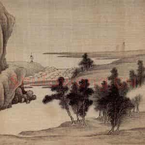 明末清初 樊圻《山水册》国画山水作品图片鉴赏