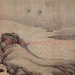明末清初 樊圻《山水册》国画山水作品图片鉴赏