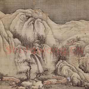 明末清初 樊圻《山水册》国画山水作品图片鉴赏