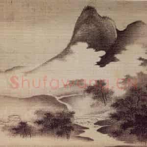 明末清初 樊圻《山水册》国画山水作品图片鉴赏
