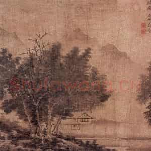 1660年 高岑《山水册》国画山水作品图片鉴赏