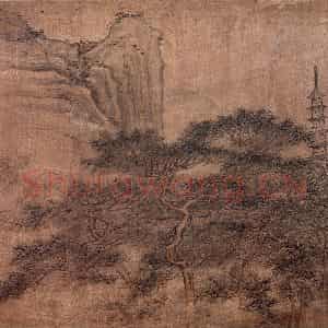 1660年 高岑《山水册》国画山水作品图片鉴赏