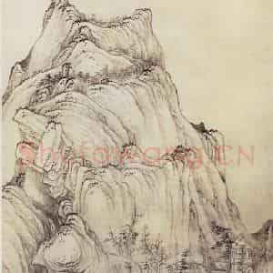 1656年 龚贤《自藏山水》国画山水作品图片鉴赏